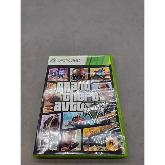 Grand Theft Auto V 5 Xbox 360 Rockstar‎ Games 2-Disc Set Los Santos NTSC