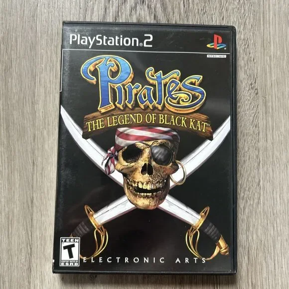 Pirates: The Legend of Black Kat PlayStation 2 PS2 Black Label Tested w/ Manual