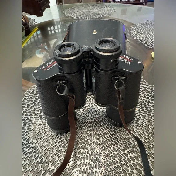Vintage Belmont Binoculars S31-No. 88522 20x50 , 1000 Yds : 157ft. w/ Hard Case