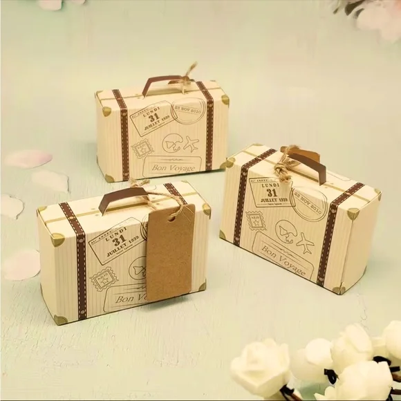 Set Of 5pcs Mini Suitcase Gift Box‎ - Perfect for Little Gifts For The Holidays