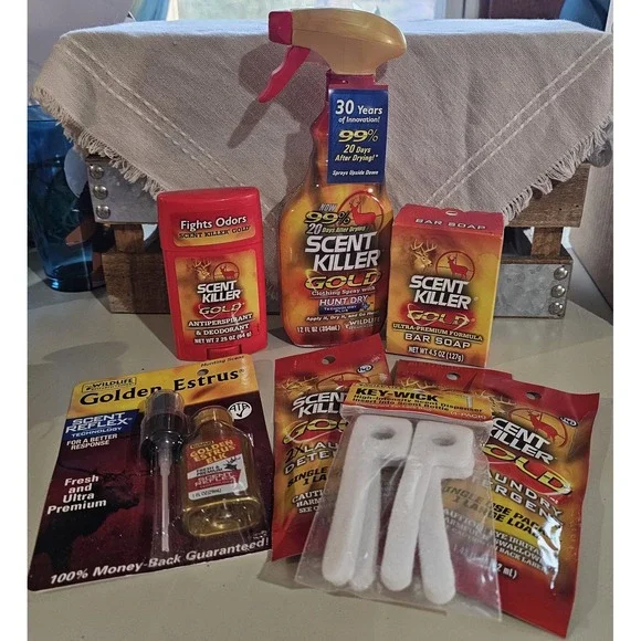 Scent Killer Gold Hunting Lot