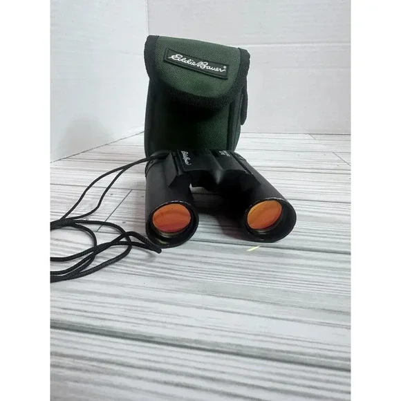 Eddie Bauer Binoculars 8x21 With Case Preowned Hunting Nature Watching