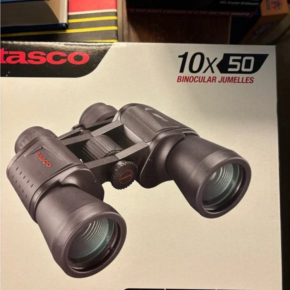 10x50 Black Binoculars