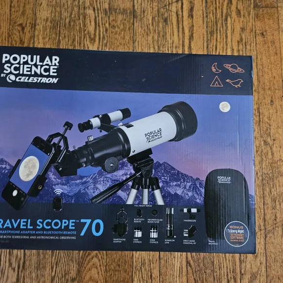 Travel Scope 70 - Black and White