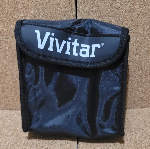 Vivitar 1506909 4x15 Black Binoculars With Case And Neck Strap.