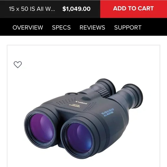 Cannon 15X15 all weather binoculars