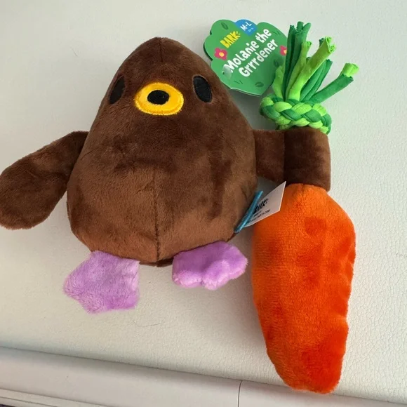 Bark Molanie the Grrrdener dog toy