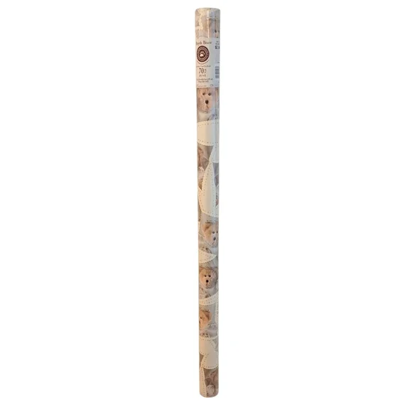 New Vintage Boyds Bears 2005 70 Square‎ Feet Teddy Bear Wrapping Paper