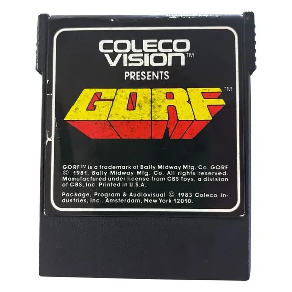 Gorf - ColecoVision - Cartridge Only - Tested & Works