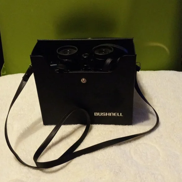 Vintage Bushnell sportsview fully coated optical binoculars Flat 1000yards