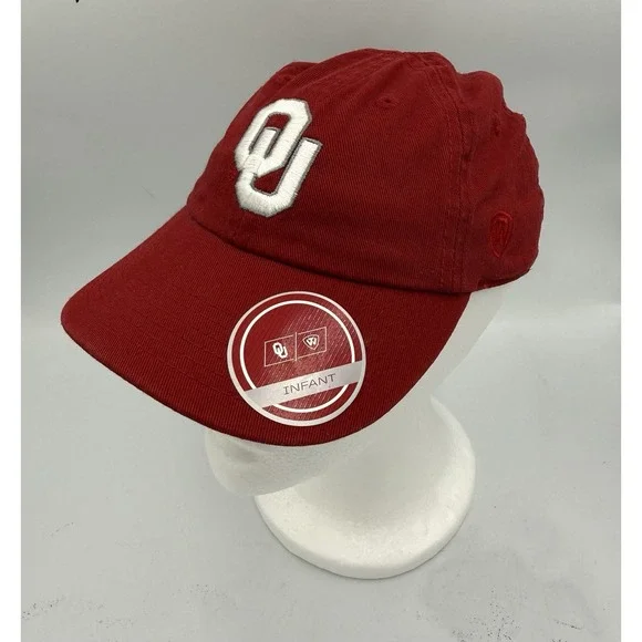 Oklahoma Sooners OU Infant Baby Hat Cap One Size Stretch Flex Fit Top Of World