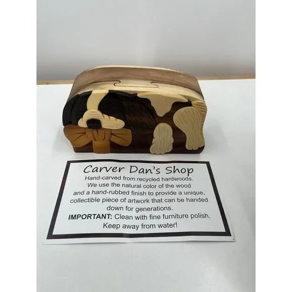 Carver Dan's Handcrafted Wood Puzzle Box 