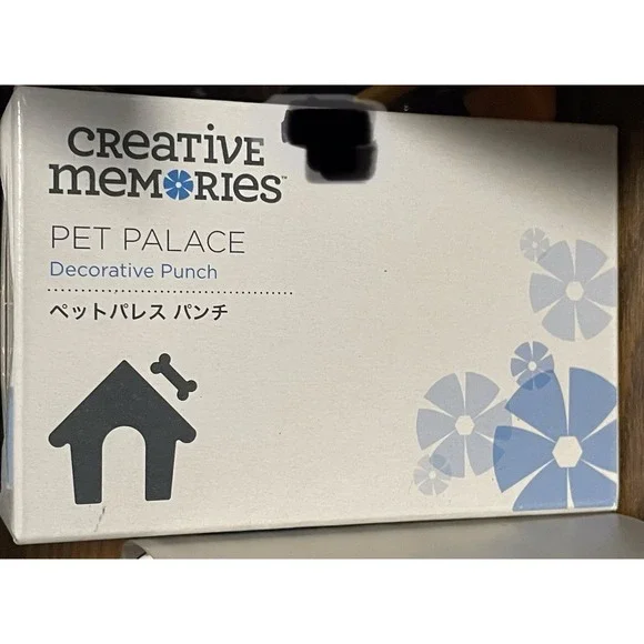 Creative Memories Dog House Bone Cat Pet Palace Decorative Punch New