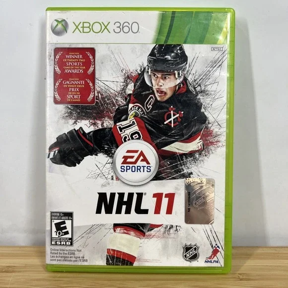 NHL 11 (Xbox 360) Complete CIB Game Tested Cleaned
