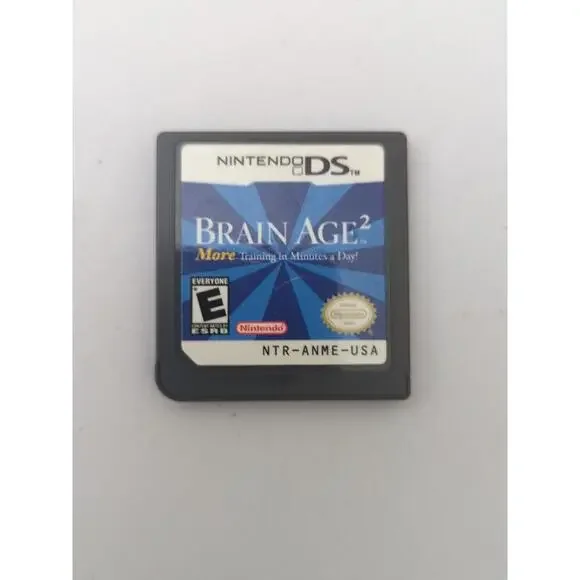 Brain Age 2: More Training in Minutes a Day‎ (Nintendo DS, 2007) Cartridge Only