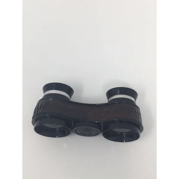 Vintage Occupied Japan Small Opera Glasses Binoculars Leather Shinko Seisakusho