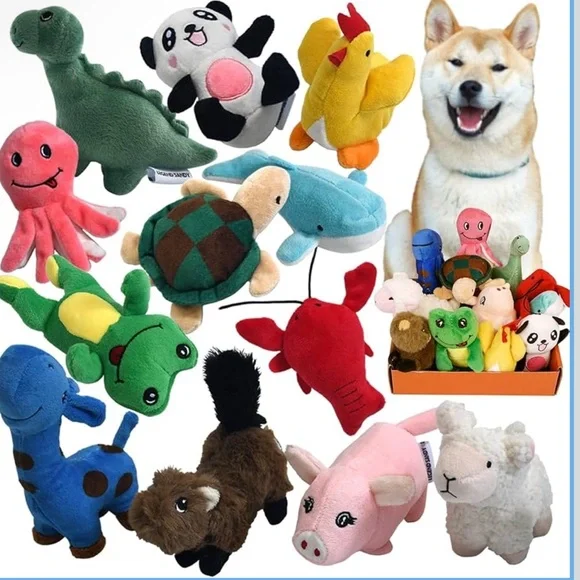 Assorted Plush Dog Toy pick 1