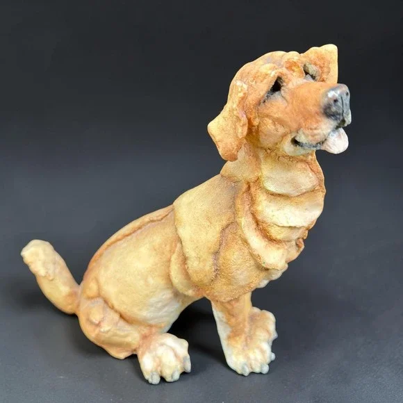 A Breed Apart Golden Retriever Figurine 70005 Country Artists 2001 Dog Statue 7