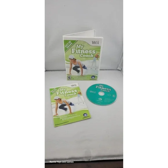 My Fitness Coach (Nintendo Wii, 2008) CIB Complete Tested and Working Great Cond
