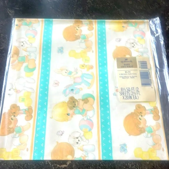 Vintage Hallmark precious moments 1989. 1 sheet.