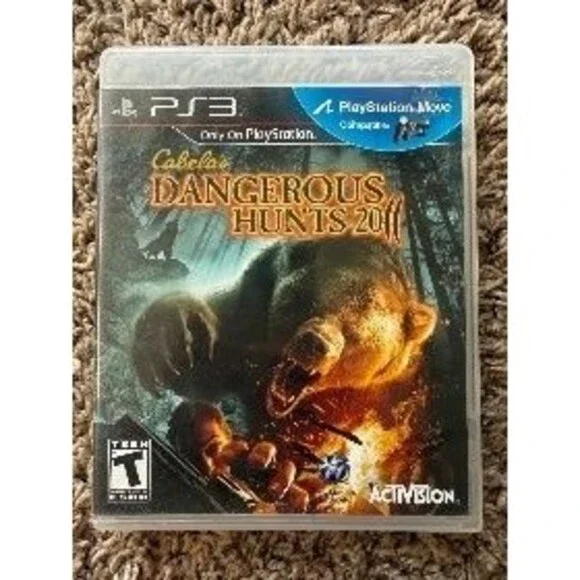 Cabela's Dangerous Hunts 2011 PS3 PlayStation 3 Game Activision Move Compatible