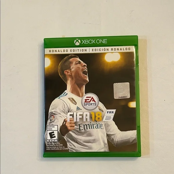 Pre owned FIFA 18 Ronaldo Edition for Xbox One