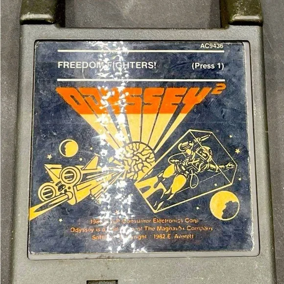 ODYSSEY 2 Freedom Fighters Game Cartridge