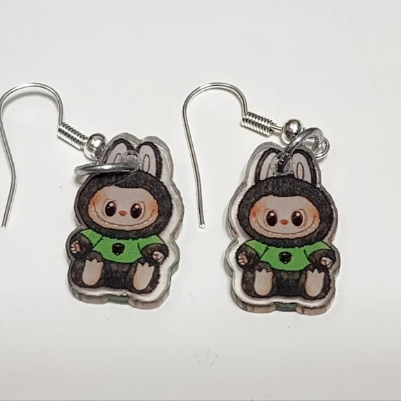 Labu Earrings LBB Monster Brown Jewelry Pop‎ Mart Colorful Dangle
