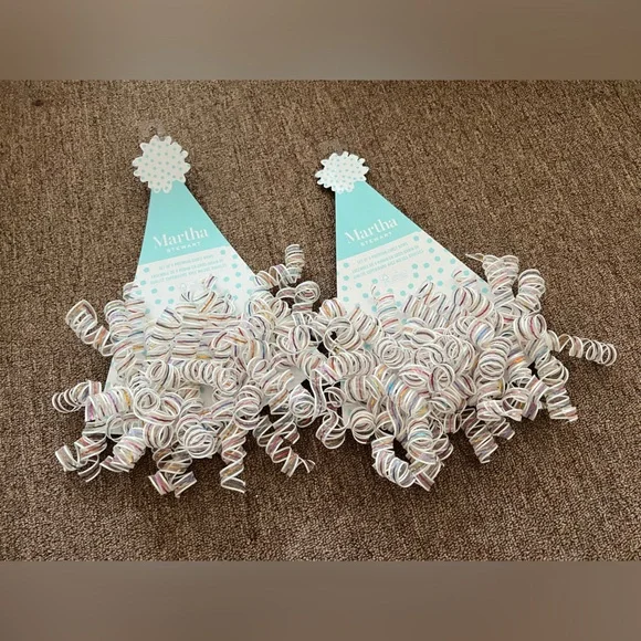 Martha Stewart set of 8 curly bows NWT