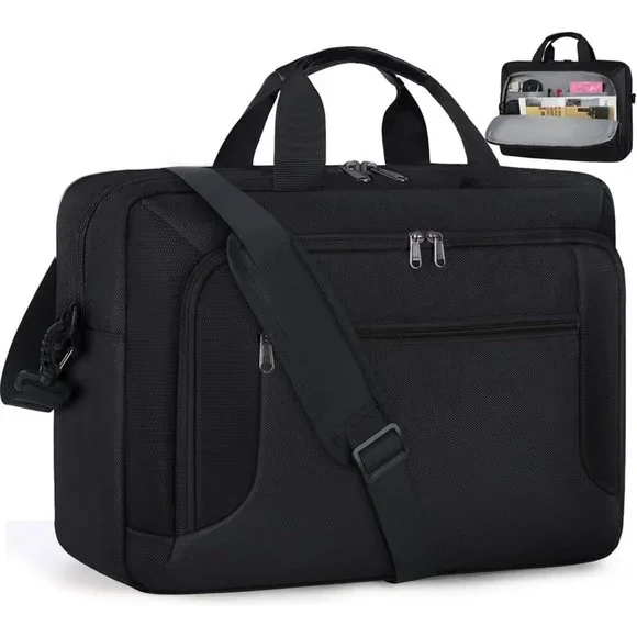 Men's Black waterproof Laptop bag 17.3 Inch