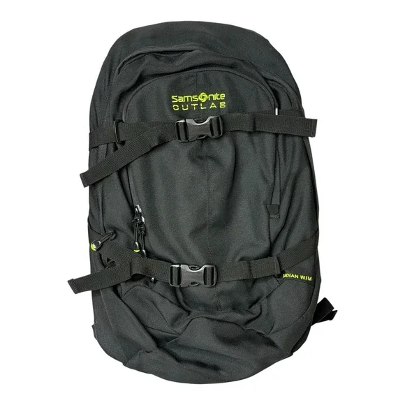 Samsonite‎ Outlab Black Laptop Backpack Multiple Pockets Adjustable
