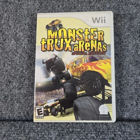 Monster Trux Arenas Special Edition Nintendo Wii Game‎ Tested & Working