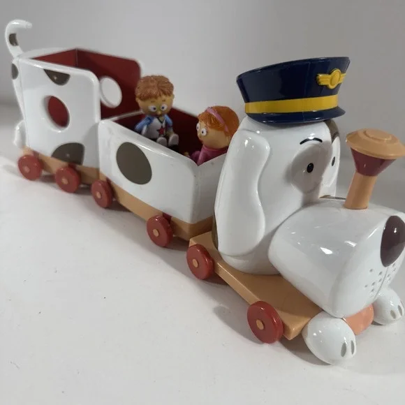 Tickety Toc Pufferty Dog Toys R Us Musical‎ Train w/ Figures Tested/Working