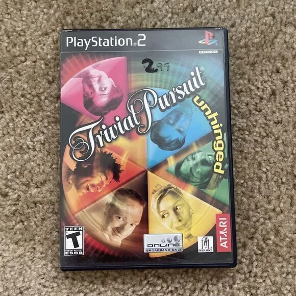 Trivial Pursuit Unhinged‎ (Sony PlayStation 2, 2004) With Manual