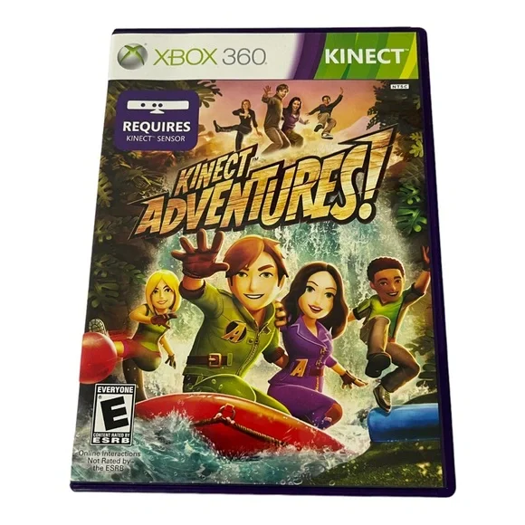 Xbox 360 game Kinect adventures REQUIRES KINECT SENSOR
