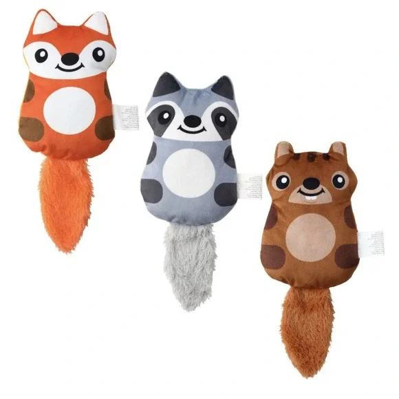 Lot Of 3 Greenbriar Kennel Club‎ Squeaky Crinkle Dog-CatToy-Brand New-