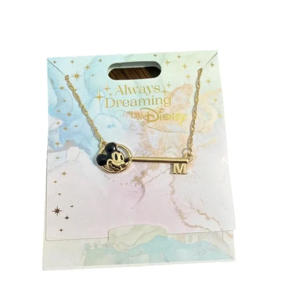 Disney Parks Mickey Mouse Key Necklace Always Dreaming by Disney