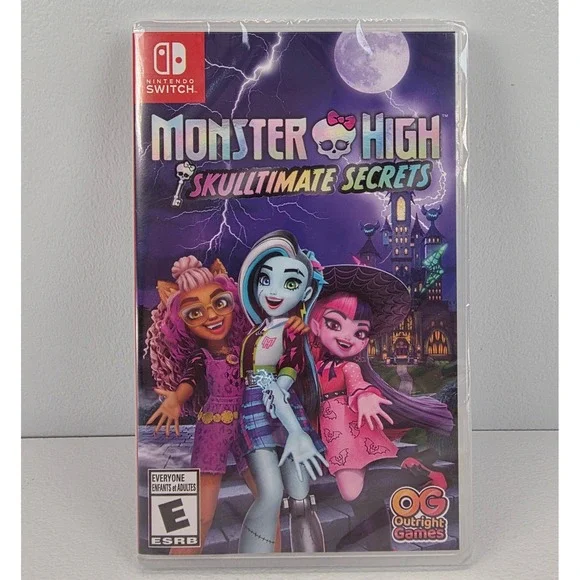 Monster High Skultimate Secrets Nintendo Switch Game New Sealed