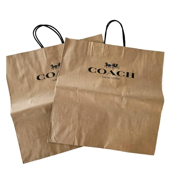 2 x Coach Gift Bags