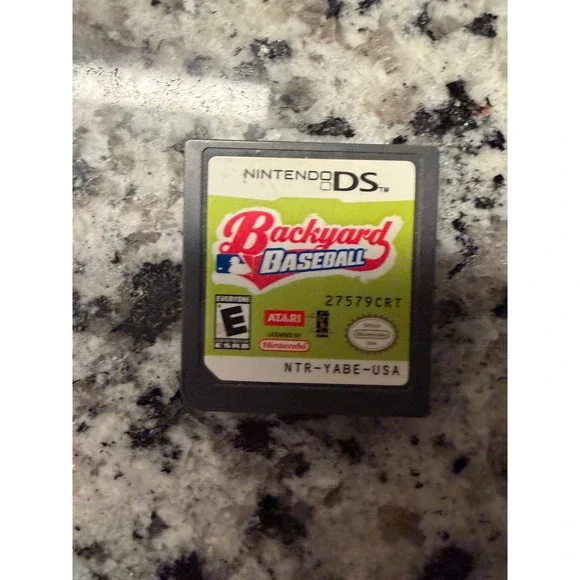 Nintendo‎ DS Backyard Baseball Game Cartridge NTR-YABE-USA Atari MLB Sports