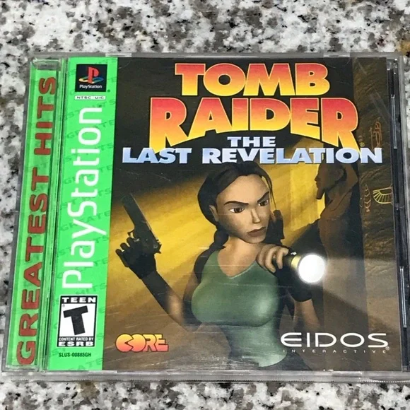 Vintage PlayStation Tomb Raider The Last Revelation Game