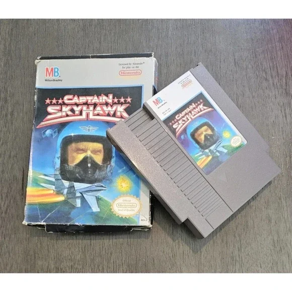 Captain Skyhawk (Nintendo NES, 1989) box but no manual