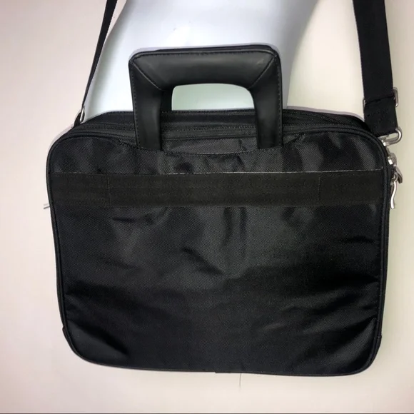 Dell Black Laptop Computer Travel Bag Padded w/Adjustable Strap‎