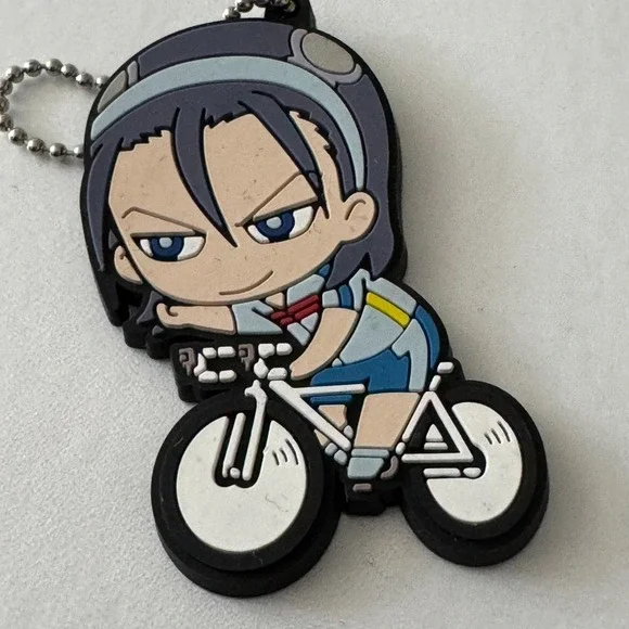 Jinpachi Toudou Anime & Magna Yowamushi Pedal Bicycle Keychain Key Ring Charm‎