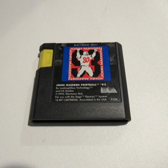 John Madden Football '93 (Sega Genesis, 1993) 2‎