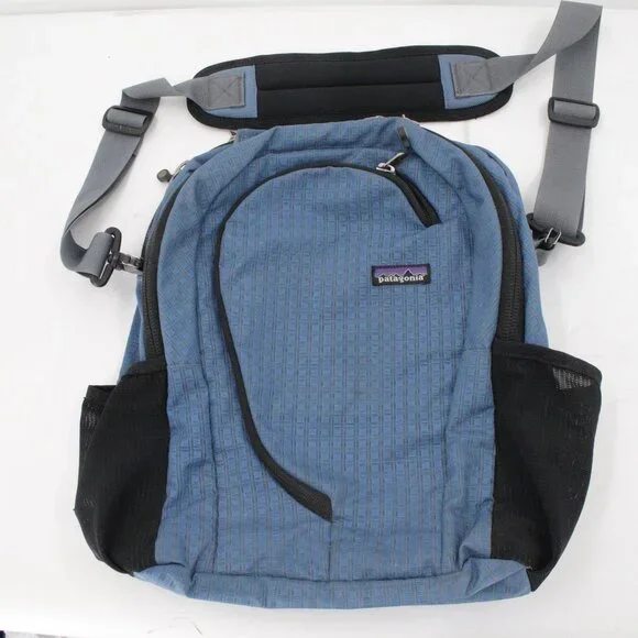 Y2K Patagonia light wire tote style shoulder Laptop bag Backpack Messenger blue