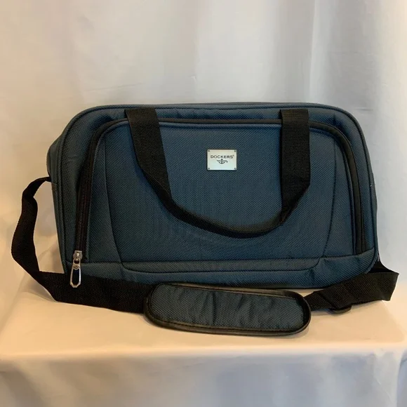 Dockers Travel Shoulder Carry-On Laptop Bag in Blue