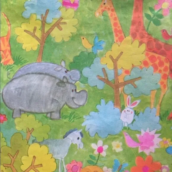 Vintage jungle Gift wrap