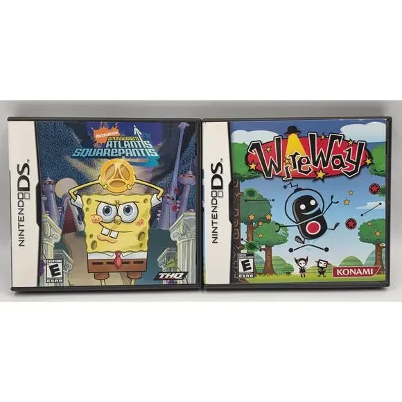 Ninetendo DS SpongeBob Atlantis Squarepants And Wireway Rated E