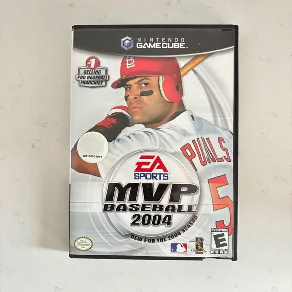 Nintendo GameCube MVP Baseball 2004 • Complete CIB • Albert Pujols Cover